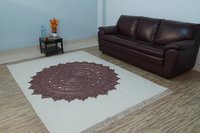 Hand Woven Jute Braided Round Carpet