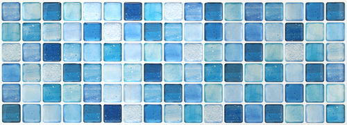 Beaustile N.Blue AR (sheet, tile, self-adhesive, glasslike, home decoration, interior, DIY)