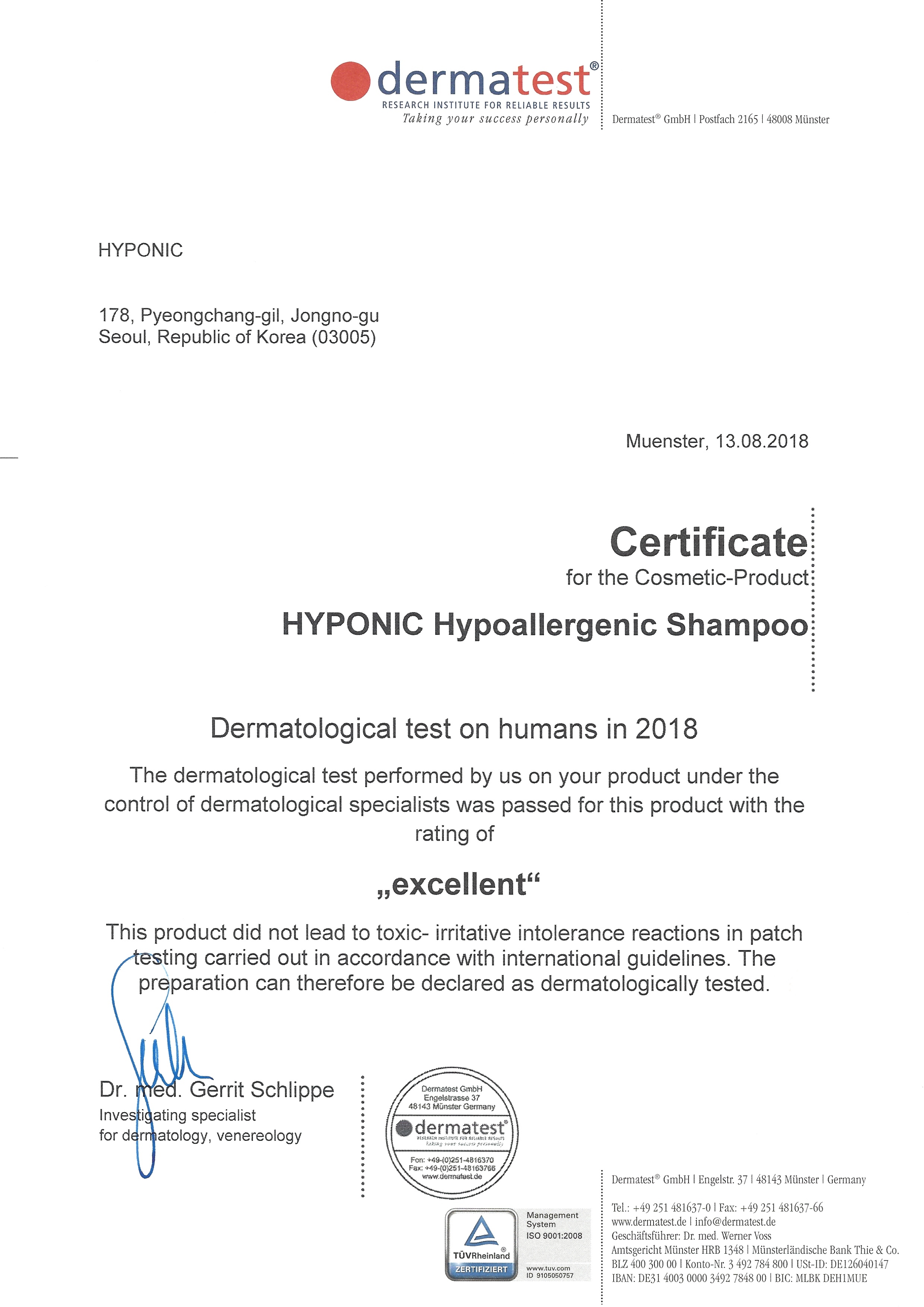 Hypoallergenic Shampoo All Dogs 16.9oz (500ml) (Non Toxic Skin Solution Soft Bubble bath)