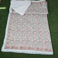 Hand Block Printed Cotton  Fine Quilt