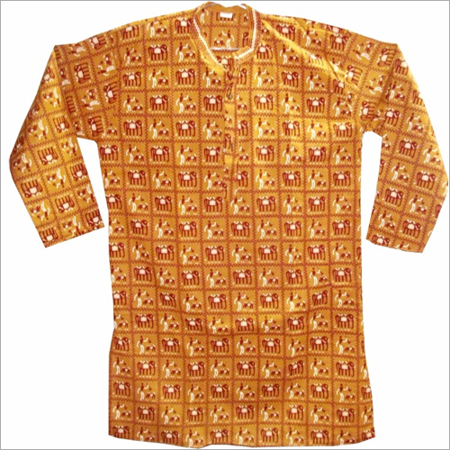 Mens Printed Kurta
