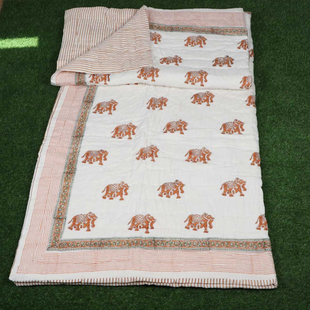 Sanganeri Block Print Indian Fine Quilts