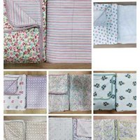 *Single bed printed Premium soft cambric Reversible DOHAR*With PVC zipper bag