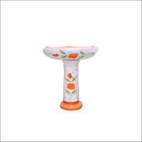 Modern Vitrosa Pedestal Wash Basin