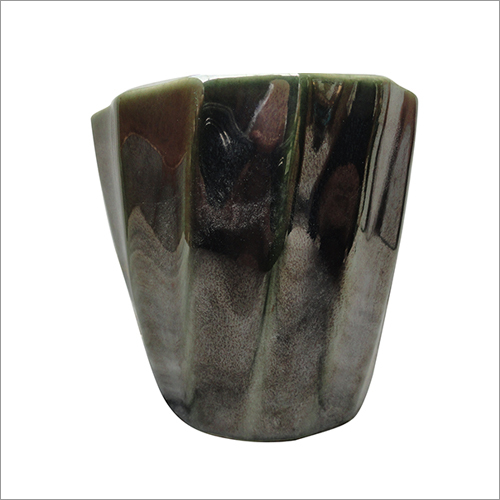 Green Glossy Ceramics Pots