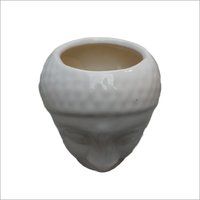 Budha Face Ceramics Pots