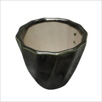 Green Glossy Ceramics Pots