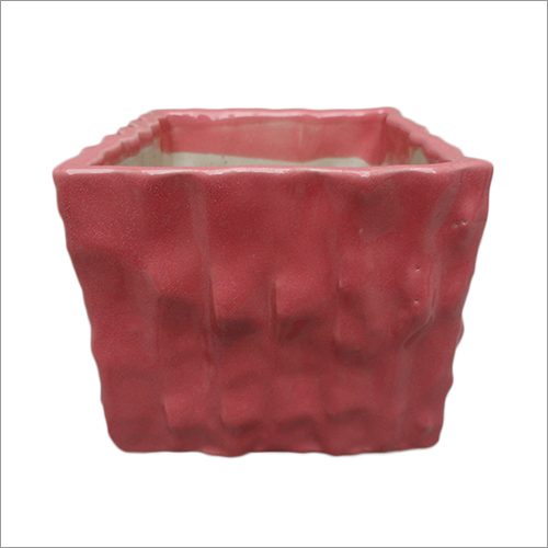 Pink Square Ceramics Pots