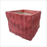 Pink Square Ceramics Pots