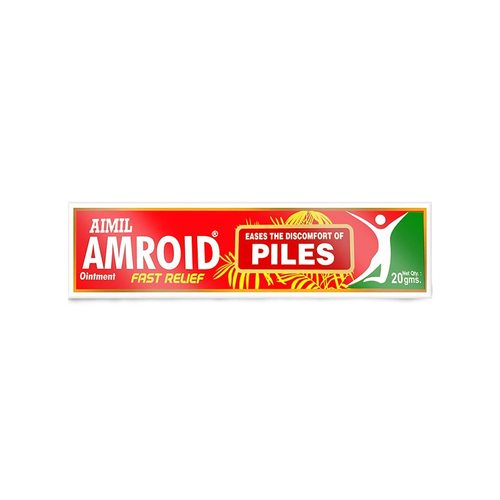 AIMIL Amroid Ayurvedic Ointment Poly Herbal Treatment Cream For Piles - 20gm