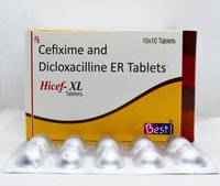 CEFIXIME 200 mg Lactic acid bacillus 2.5 billion spores Dispersible tablets