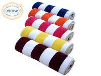 Divine Overseas Cotton Velour Bath Towel - Cabana Stripes