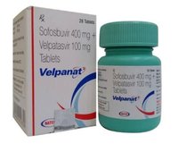 Velpanat (sofosbuvir 400mg + tabletas del velpatasvir 100mg)