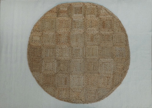 Hand Woven Jute Braided Round Carpet