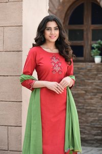 Ladies Cotton Pant Kurta Suit