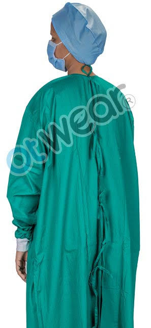 Green Assistant Gown Reusable
