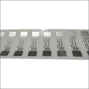 9662 Transparent RFID Labels Tags - PVC Adhesive Material, Silver Color with Transparent Finish | Adhesive, Durable and Versatile Labels