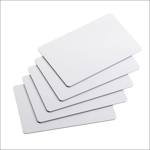 1K RFID Cards - Plastic PVC, 45-54 mm Width, White Color - Double-Sided Rectangular Design for Enhanced Versatility and Identification