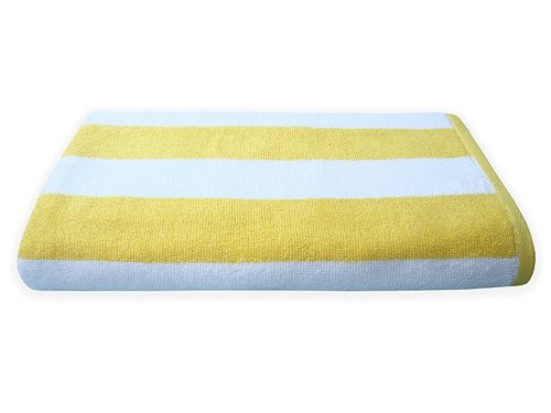 Divine Overseas Cotton Velour Bath Towel - Cabana Stripes