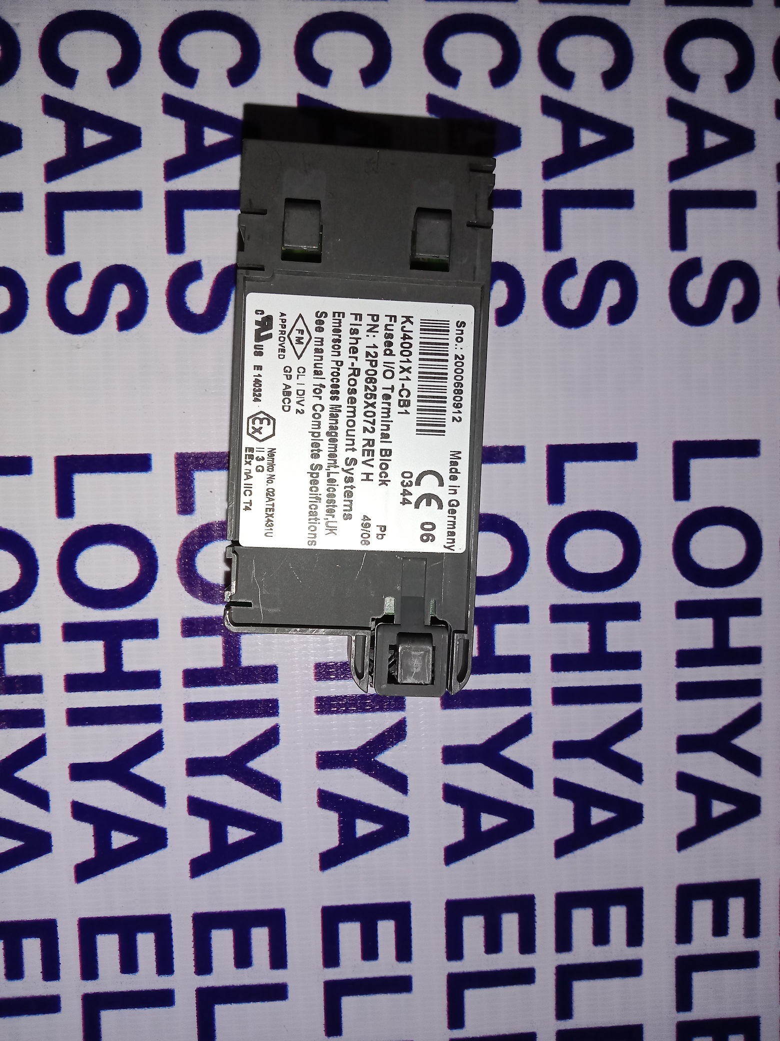 EMERSON TERMINAL BLOCK KJ4001X1-CB1