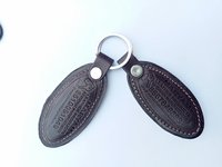 ML-FO-002 Dark Brown Leather Keychains