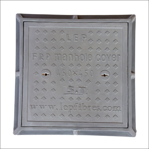450mm x 450mm FRP Square Manhole Cover By LEP FRP PRODUCTS
