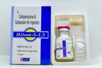 Cefoperazone 1 gm + Sulbactum 500 mg Injection
