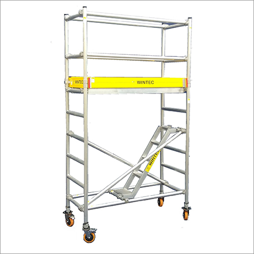 Narrow Span Aluminium  Mobile Mini Scaffolding Tower