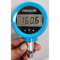 Digital Pressure Indicator - Stainless Steel, 50mm Diameter Lcd Display | 0-100 Psi Pressure Range, Â±0.5% Accuracy, 0-50â°c Operating Temperature, Battery-powered