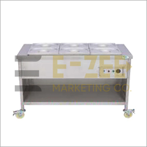 Stainless Steel Movable Hot Bain Marie By E-ZEE MARKETING CO.