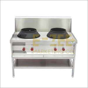 Stainless Steel 2 Burner Chinese  Range