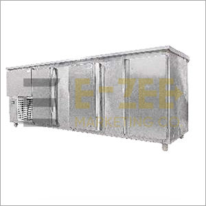 Stainless Steel Three Door Undercounter Refrigerator