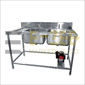 Stainless Steel Two Kitchen Sink By E-ZEE MARKETING CO.