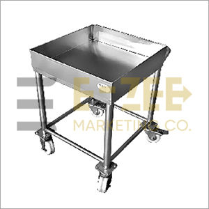 Stainless Steel Single Food Craft Trolley