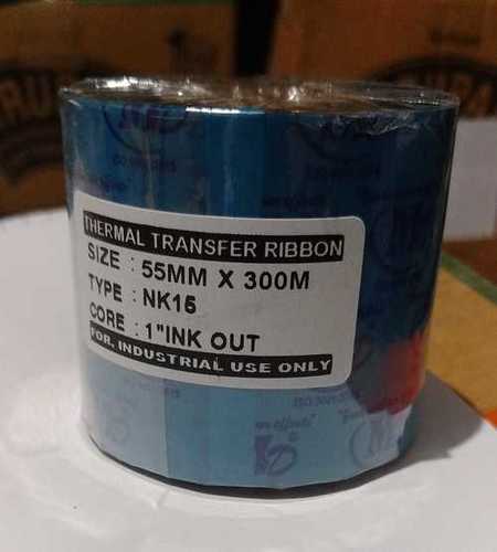 55mm x 300mtr wax ression (nk-15) ribbon