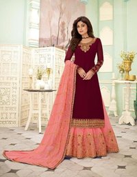 Ladies Faux Georgette Suit