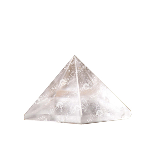 Prayosha Crystal (Clear Quartz) Pyramid