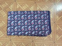 Floral Cotton  Ajrakh printed Fabric