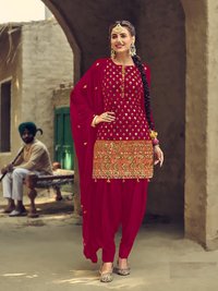Faux Georgette Salwar Suit