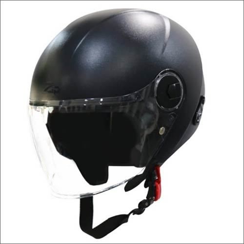 Black Steelbird Open Face Zip Helmet