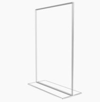 ACRYLIC DOUBLE DISPLAY STAND