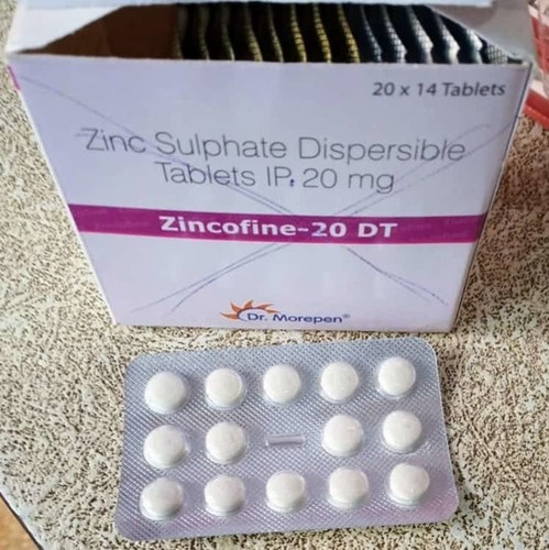 Zinc Sulphate 20Mg Tablet Health Supplements