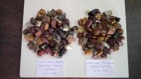 small round polished River Pebbles Stones mix color rocks for garden devlopment