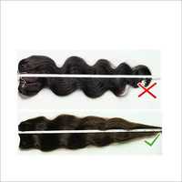 Human Weft Curly Hair Extensions