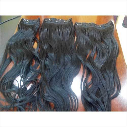Black Clip On Curly Hair Extensions