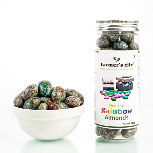 Healthy Rainbow Almonds Size: 200gm