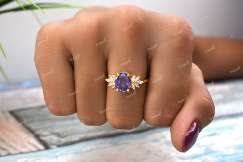 Fancy Moissanite Ring