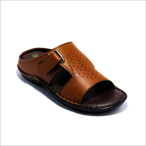 Mens Comfortable PU Sole Slipper