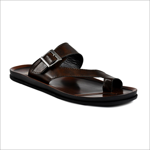 Mens Comfortable PU Sole Slipper