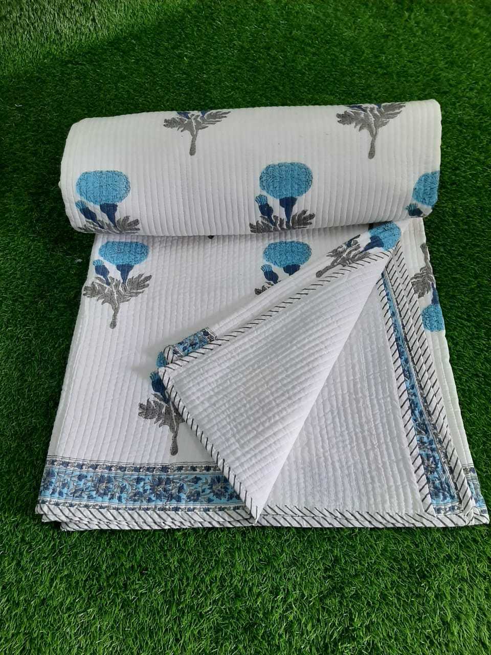 Block Printed Machine AC Quilts